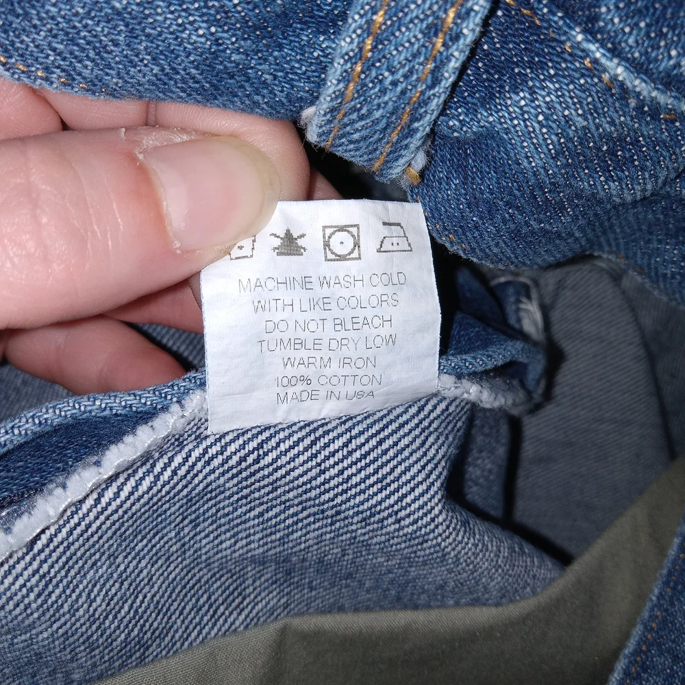 Round House Carpenter Jeans 36x30 Made In USA Blue Denim Work Pants NWT Utility - Picture 5 of 12